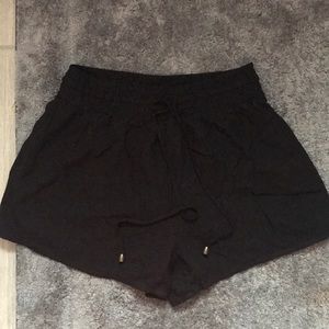 High wasted flowy shorts